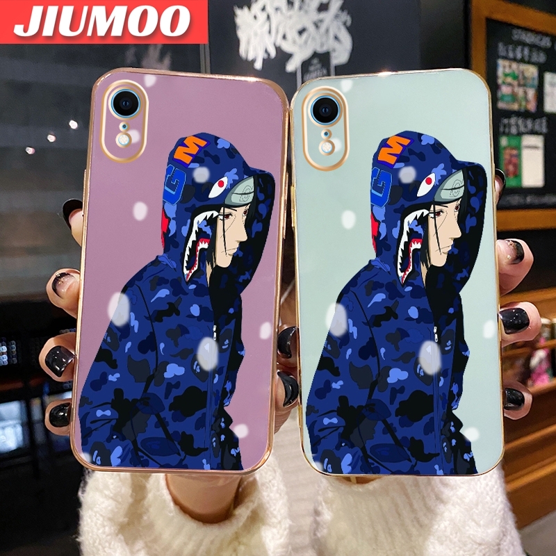 JIUMOO For IPhone XR Case Fashion Tide Boy Nasa New Design Phone Cases Pattern Silicone Casing Full Back Cover Camera Shockproof Protection Softcase. 
