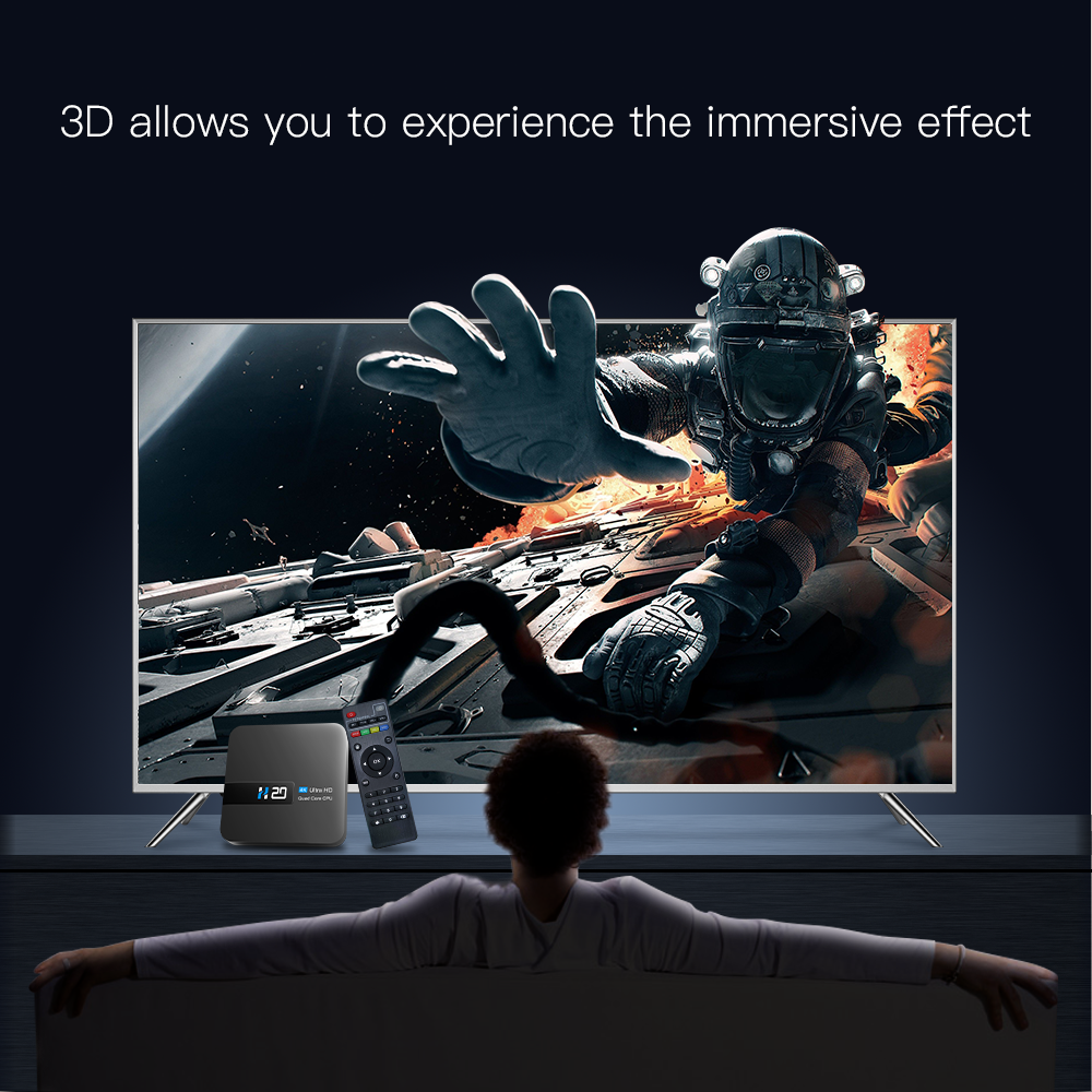 H20 Smart TV Box Android 10.0 1GB 8GB 4K HD H.265 Media Player TV Box Android 3D Play Store Very Fast 1080P Set Top Box. 