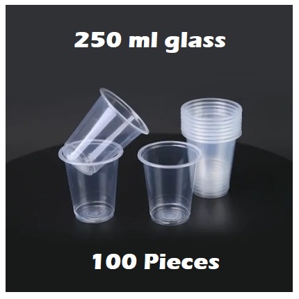 Onetime Cup/Onetime Glass/Onetime Plastic Glass- 250ml. 