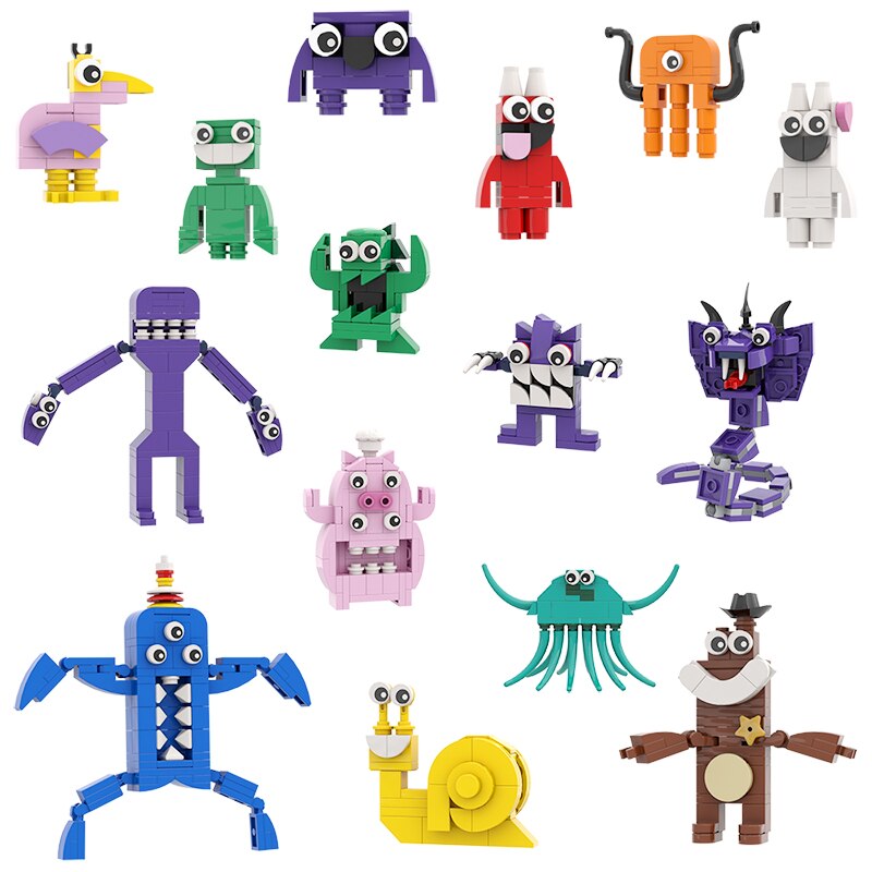 MOC All Members For Garten of BanBan Building Blocks Set Mini Opila Bird Jumbo Josh Captain Horror Game Figures Bricks Toys Gift. 