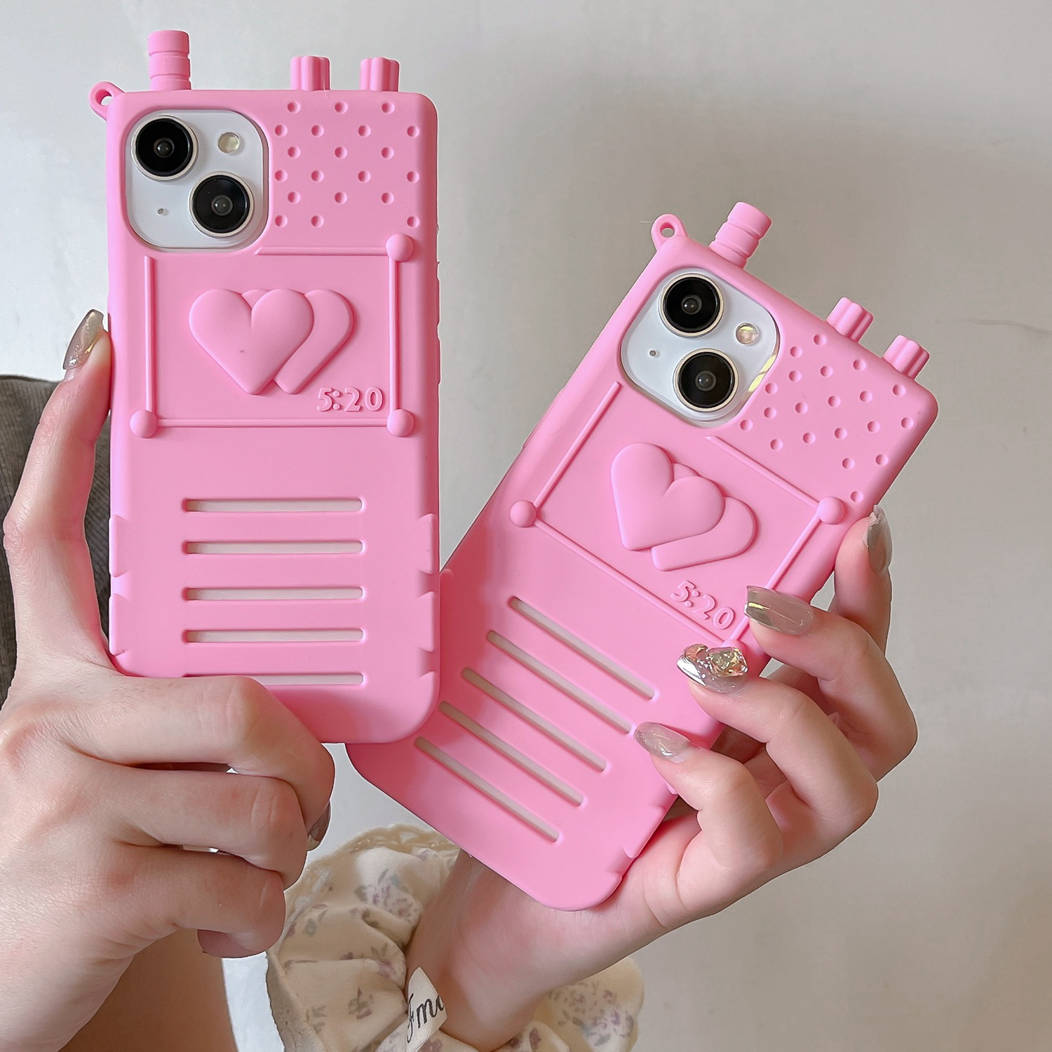 Walkie-Talkie Apple iPhone Silicone All-Inclusive Phone Case Three-Dimensional 11/12/13/14/15/PRO/max. 