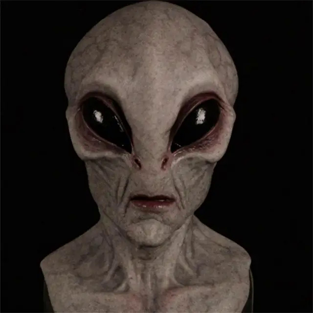 Hello Alien Mask Scary Horror Alien Supersoft mask Mask Creepy Party Decoration Funny Cosplay Prop Masks New@item: inlistbox. 