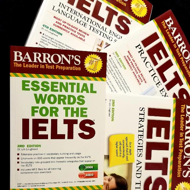 Barron’s IELTS Super pack (4 Books ) by Lin Lougheed Ph.D.  With CD. 