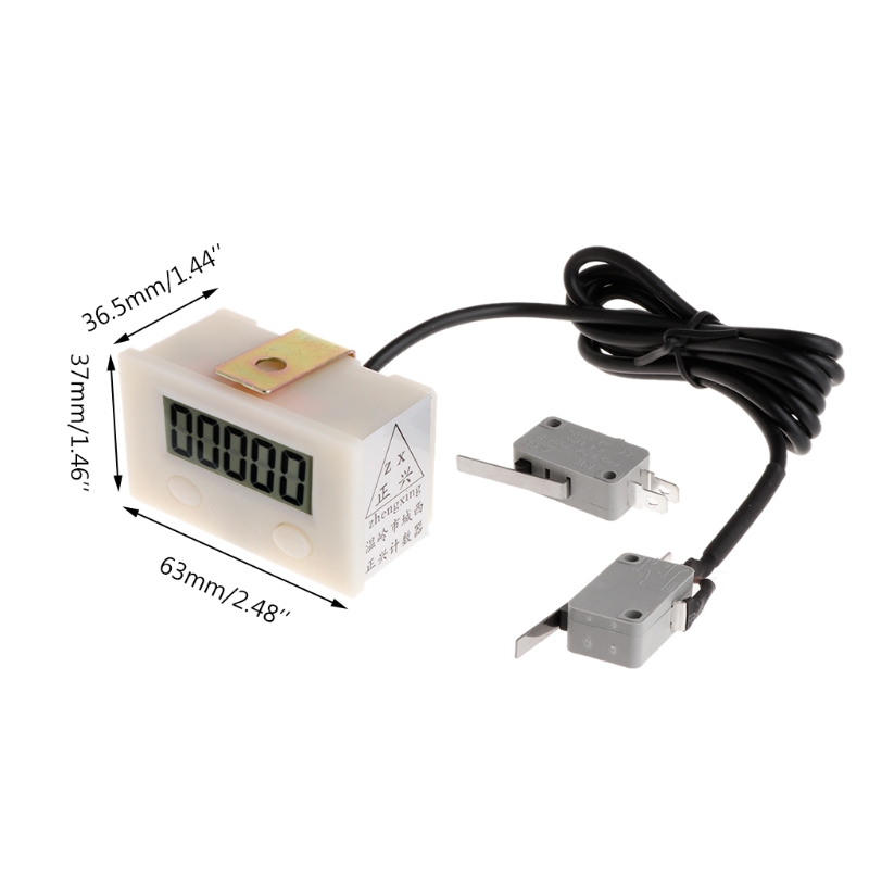Digital Electrical Counter 5 Digit Display Accumulation Counter With Magnetic Machine Counter Meter R9uf. 