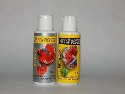 Betta Fish Cure Twin Pack (Betta Perfect 50 ml + Betta Secure 50 ml). 