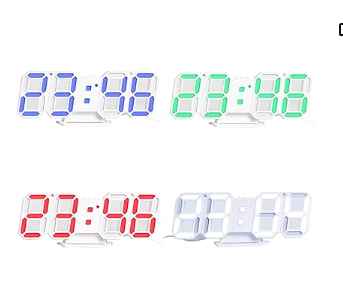 3D LED Digital Clock. 