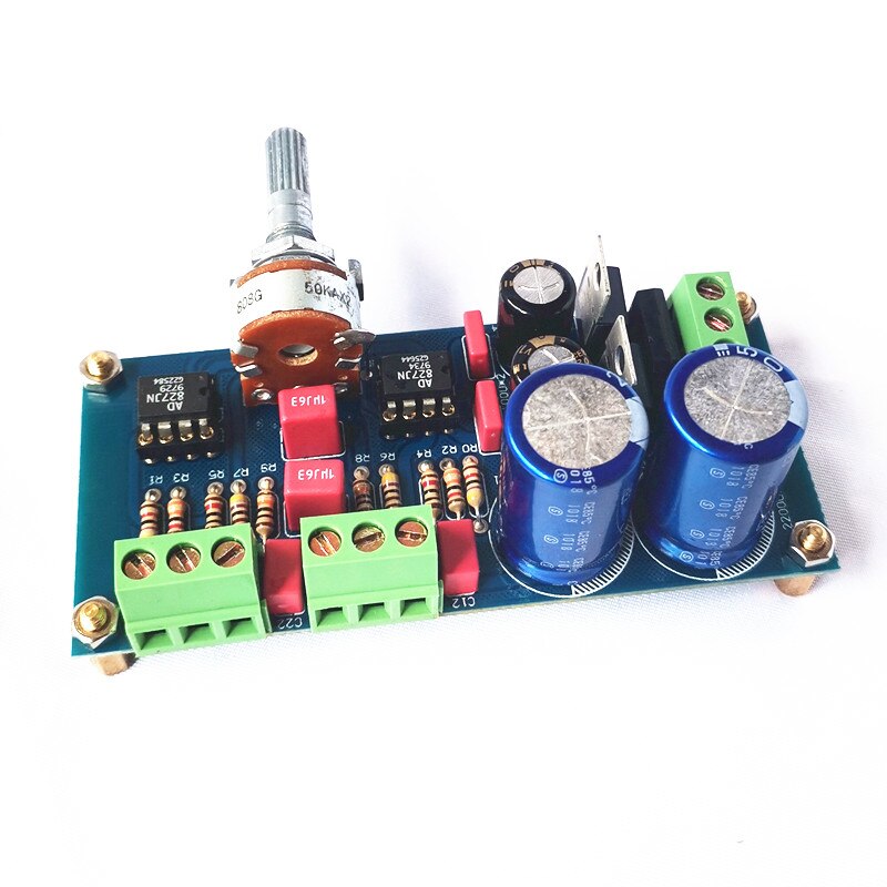 A1 pre preamp kit  finished board  5532DD AD827  for  wer  - finished board 827. 