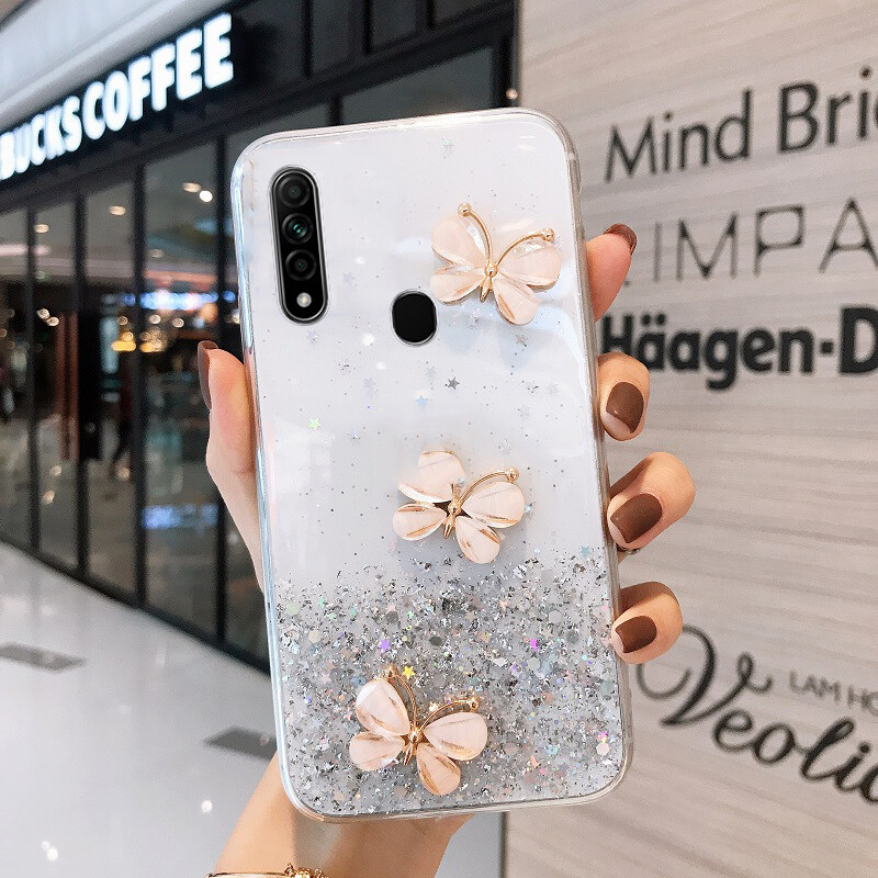 oppo a31 back cover glitter