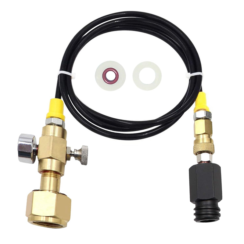 Upgraded CGA320 Co2 Tank Adapter Connects Directly to the Soda Machine, Adapter for TR21-4 Soda Water Machine Easy Install Easy to Use