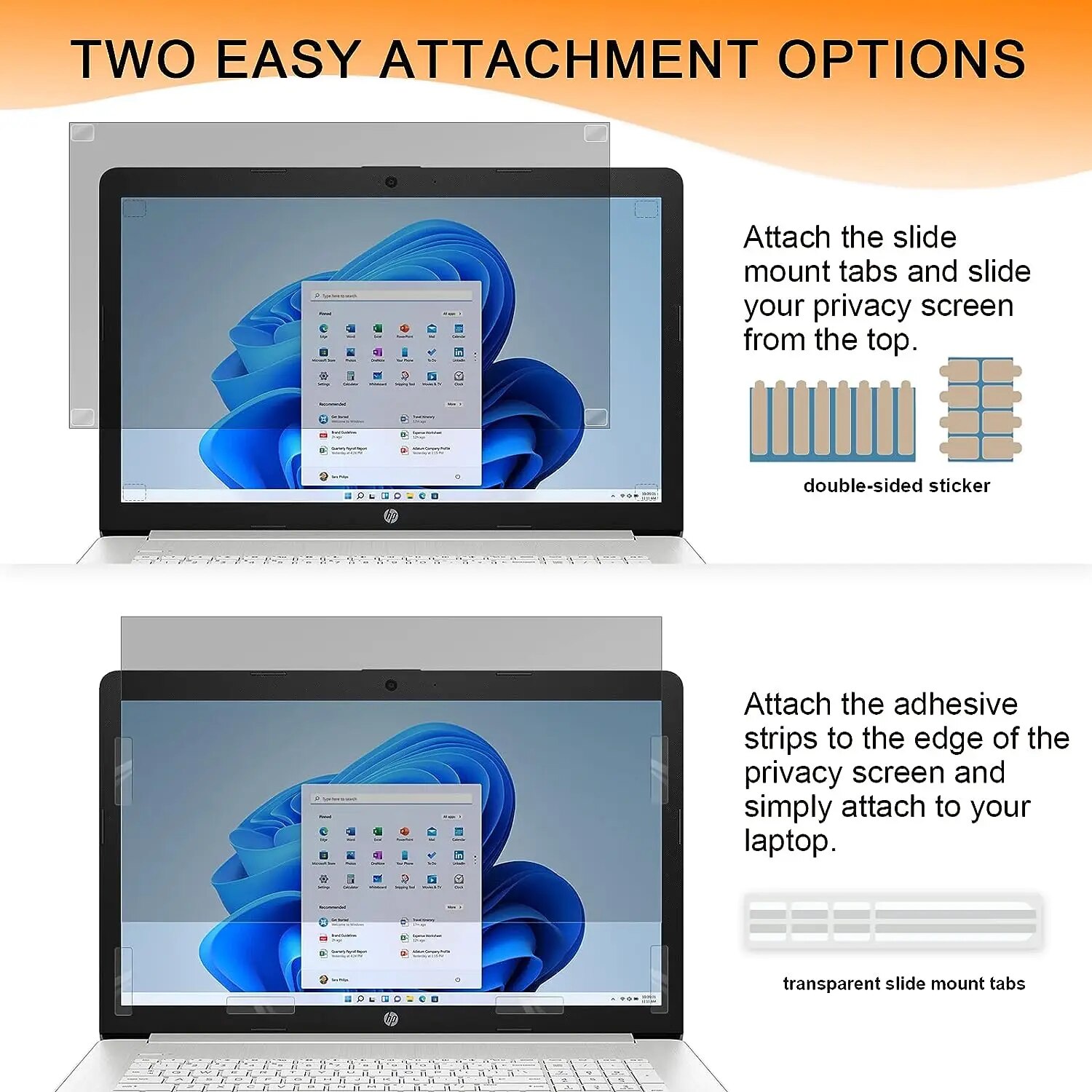 16 Inch Laptop Privacy Screen Compatible with Lenovo Hp Dell Acer Asus Thinkpad Envy, 16:10 Aspect Anti Blue Light Glare Filter. 