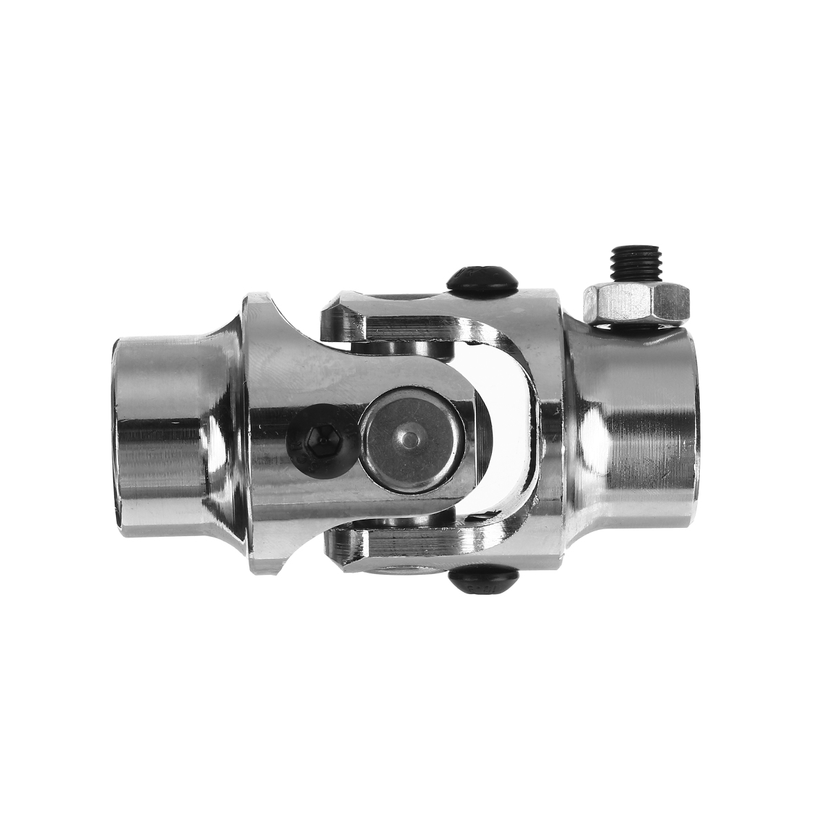Steering Universal Joint 3/4" - 36" Spline X 3/4" DD Round Steering Shaft U Joint Power Rack Chrome