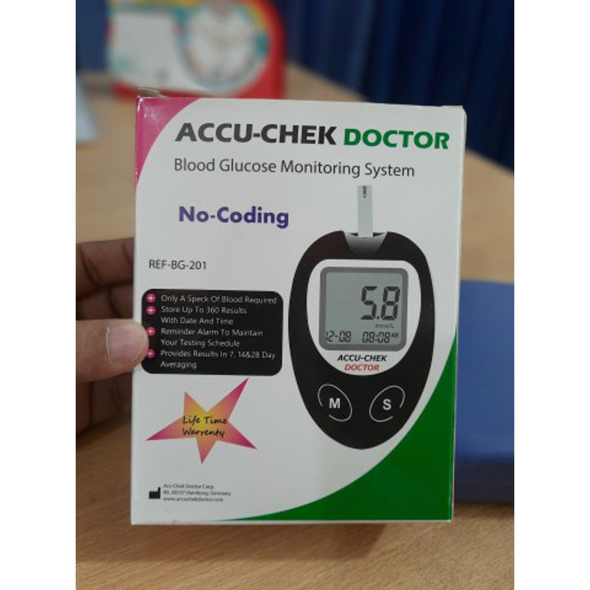 Accu Chek Doctor Instants Blood Glucose Monitor digital meter Machine