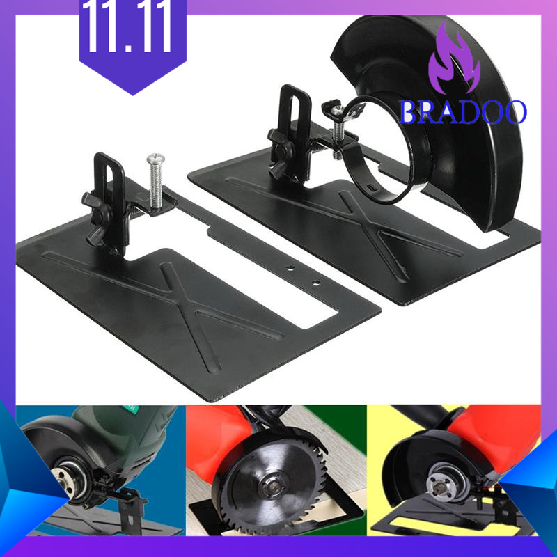 (New)Variable Angle Grinder Cutting Machine Converion Tool Angle Grinder Holder afety hield DIY Tool For Woodworking(With Cae)