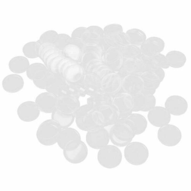 10/25pcs 21-38mm Transparent Plastic Coinning Holder Collecting Case for Coinnings Storage Capsules Protection Boxs Container. 