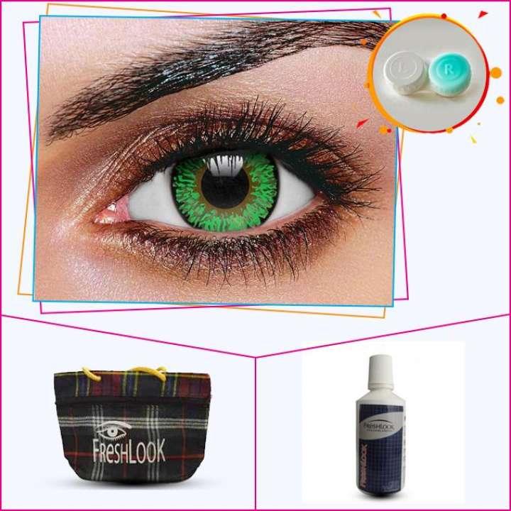 Freshlook Green contact lens(Full Set). 