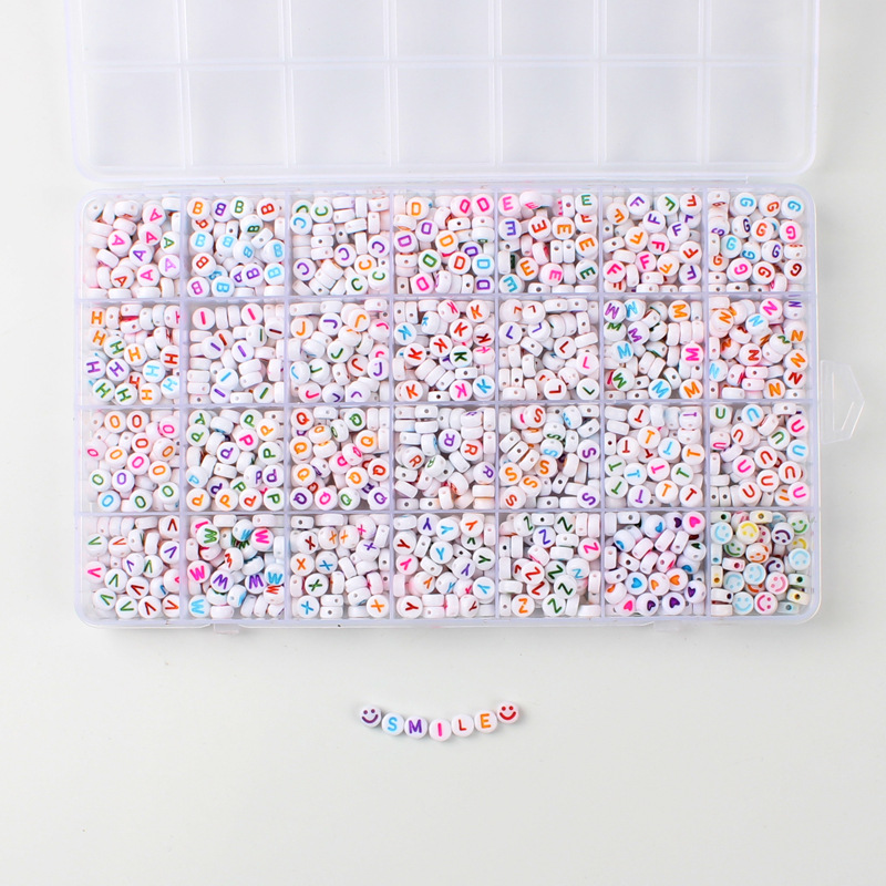 Letter pearls 28 GUI to create (colour). 
