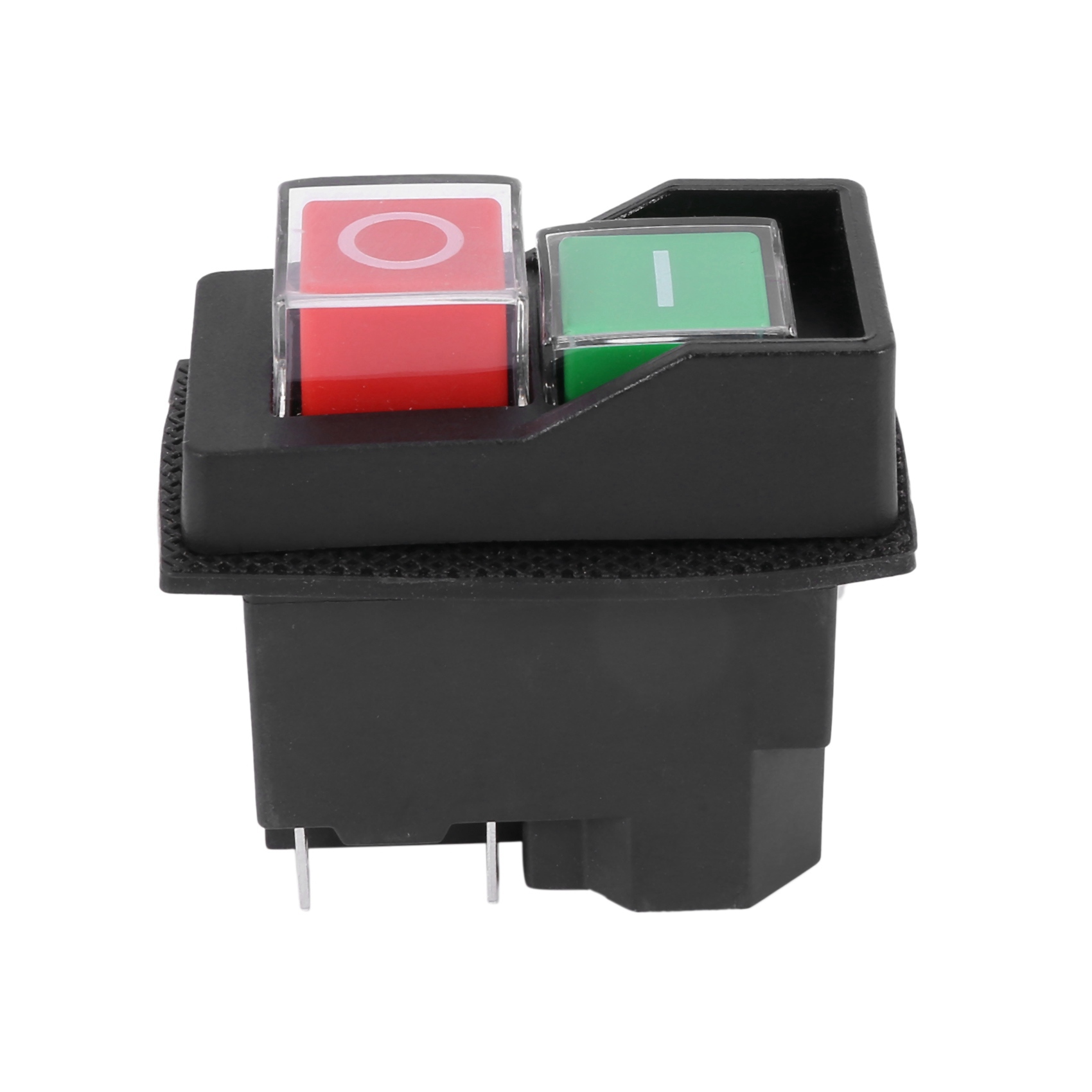 2X Waterproof Electromagnetic Push Button Switch 5 Pins KJD17 220-240V Coil Magnetic Starter Tool Safety Switches. 