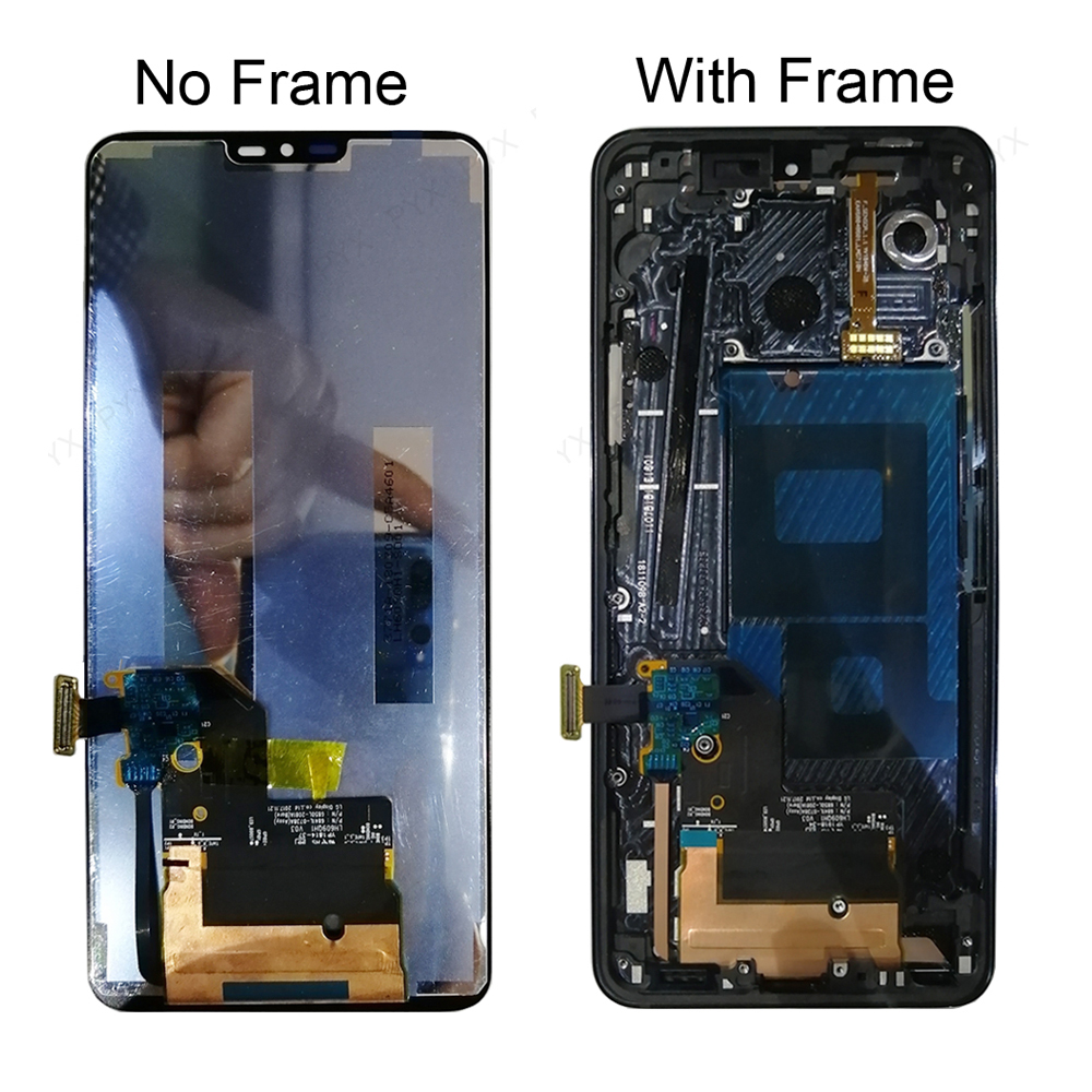 Ori.tested 6.1” For LG G7 ThinQ LCD Touch Screen Digitizer Assembly For LG G7 G710EMW Display with Frame Replacement G7+Lcd. 