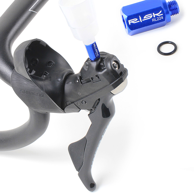 RL224 Convert To Road Hydraulic Disc Brake Bicycle Bike Bleed Funnel Adapter. 