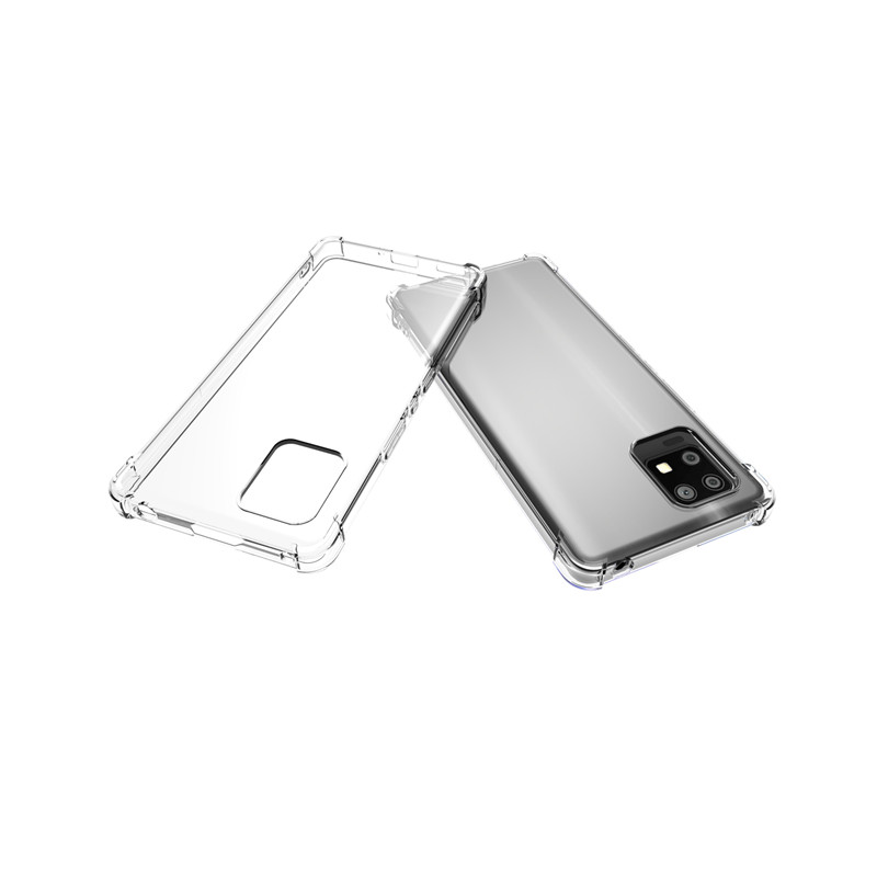 For Sharp Aquos Zero 6 mobile phone case transparent all-inclusive TPU four-corner anti-fall silicone protective cover soft. 