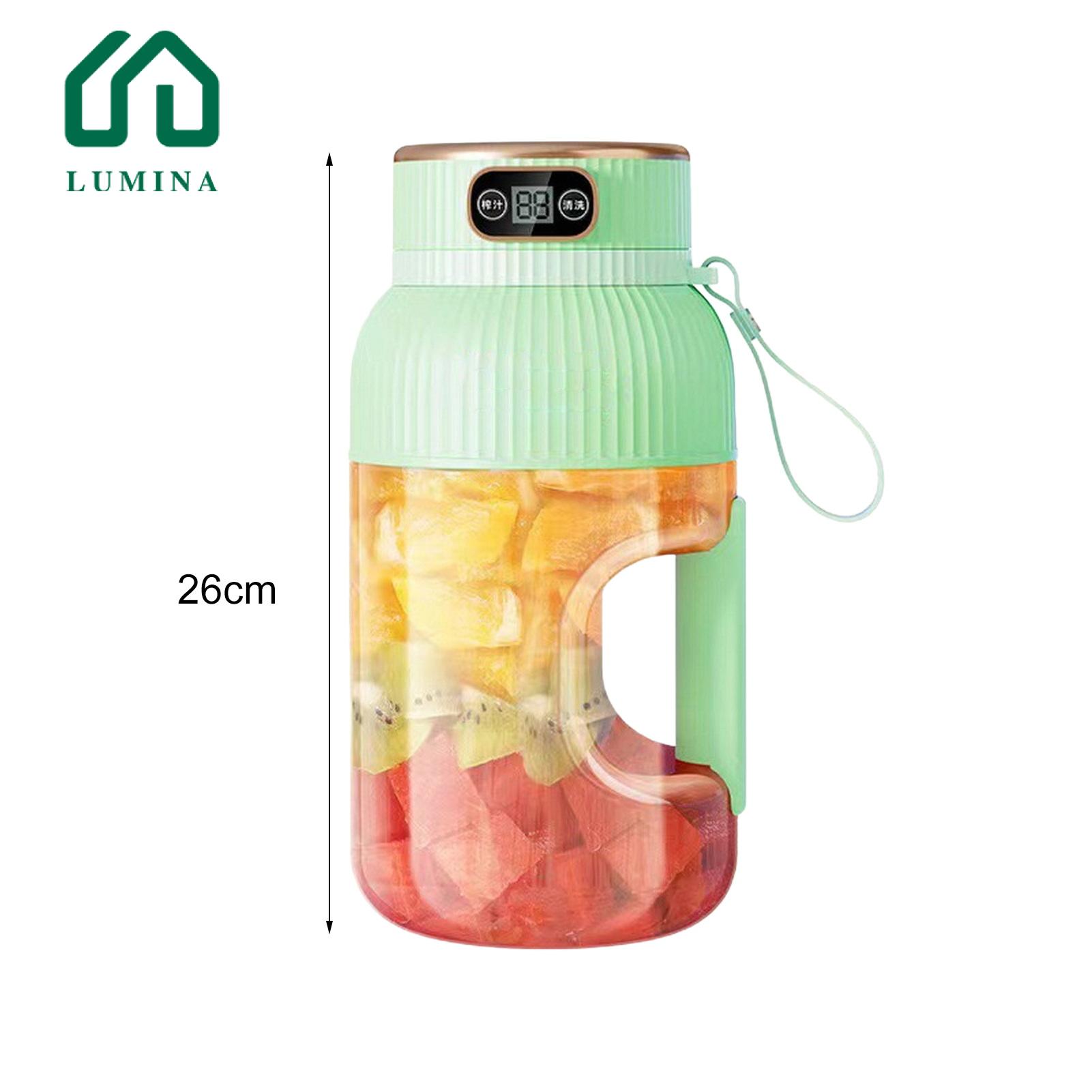 Lumina Cordless Fruit cer rle Cordless Usb Rechargeable Smoothie B er with Di l Display Multifunctional cer for On-t-go Use Rechargeable rle cer