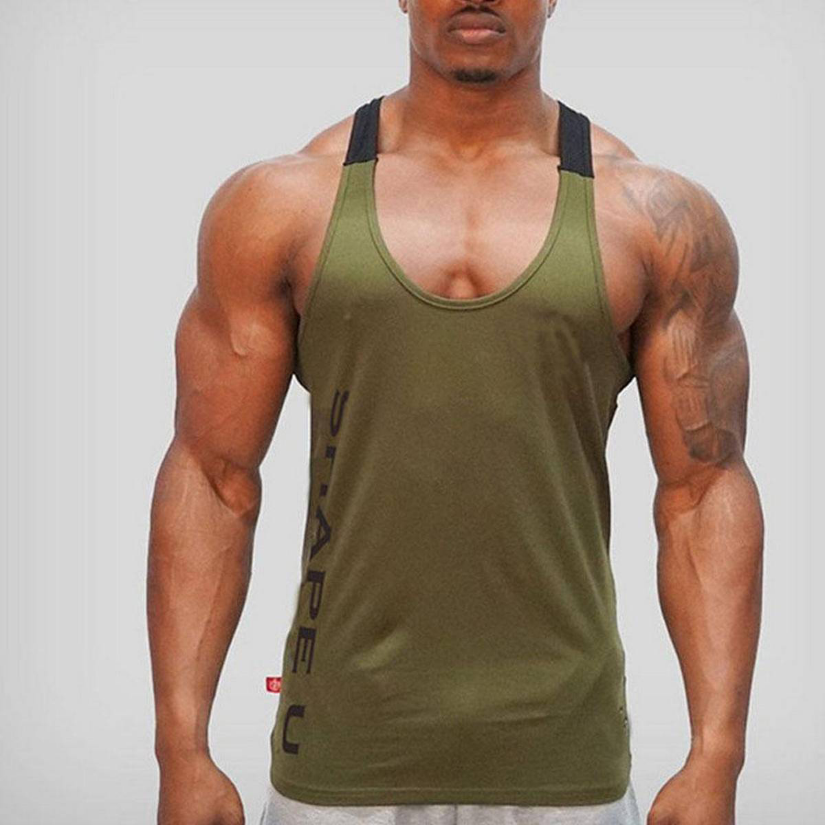 Men Tank Top T-Shirt Muscle Sleeveless 