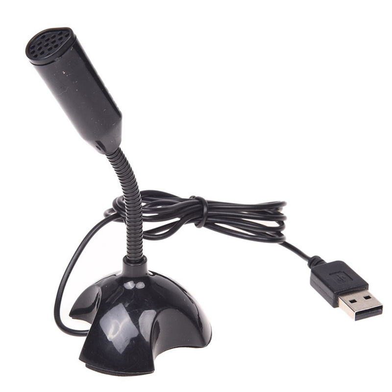 6X USB Microphone Web Flexible Noise Canceling Mic for PC Computer Laptop Stand