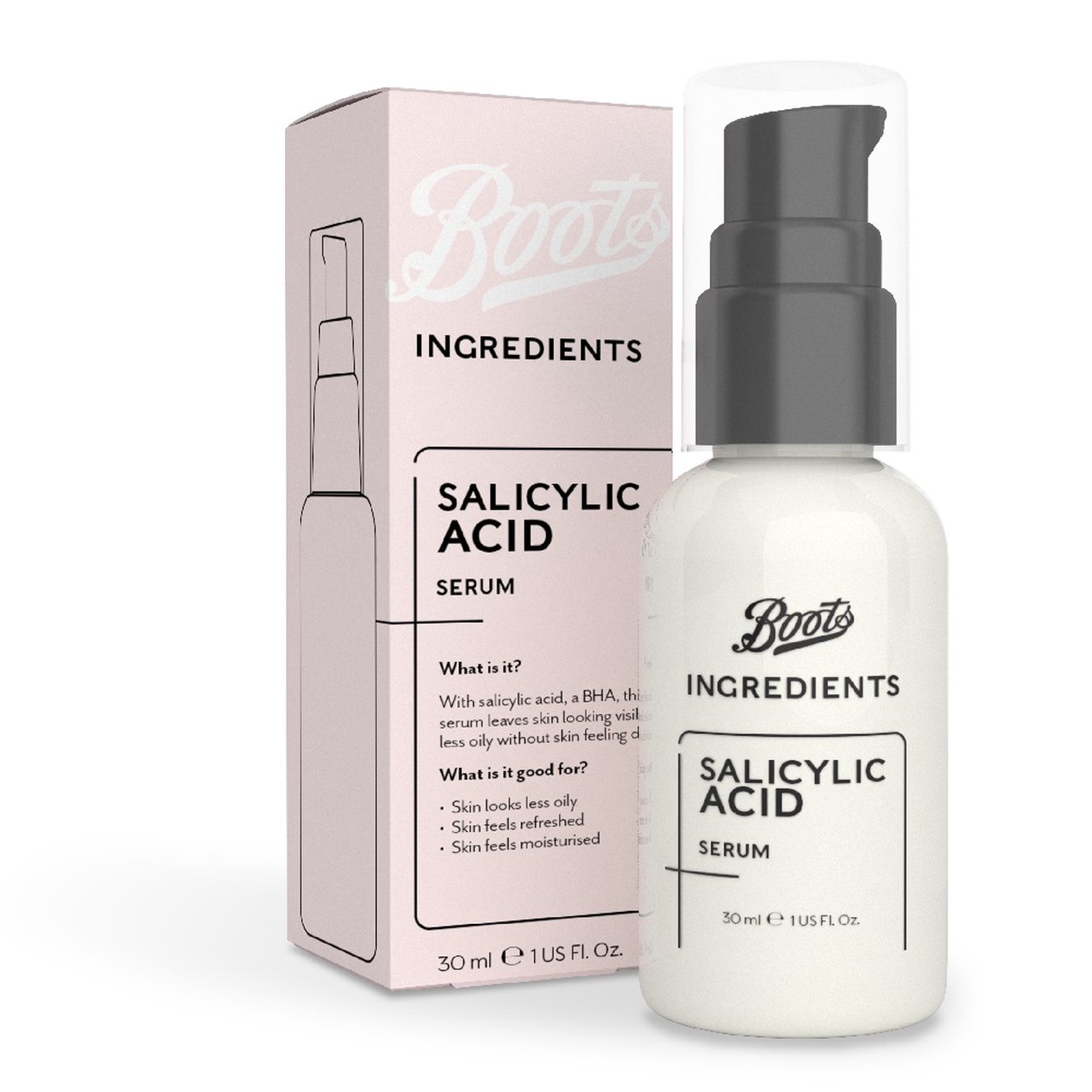 Boots Ingredients Salicylic Acid Serum 30Ml