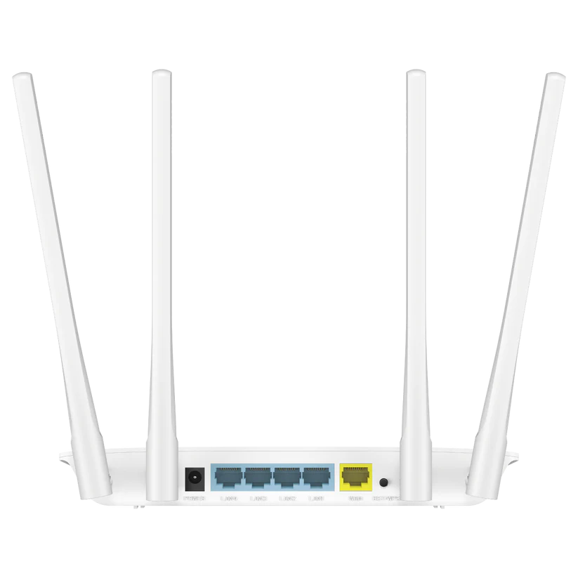 Cudy AC1200 WR1200 High-Speed Dual Band WiFi Router | 4 LAN Ports & MU-MIMO for Enhanced Performance. 