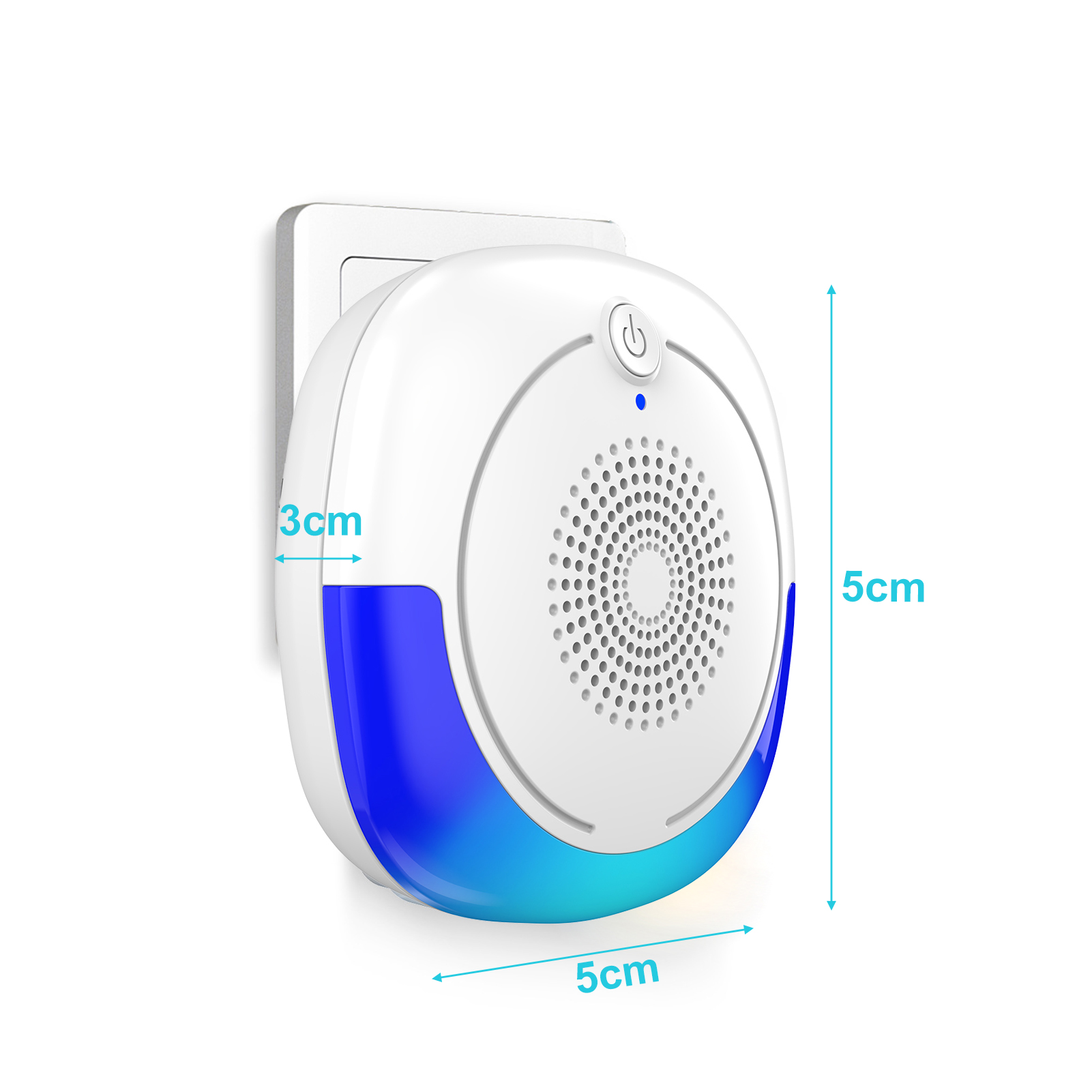Ultrasonic Pest Repeller Ultrasonic Mouse Repeller Safe Eco-friendly Pest Control Device for Homes Insect Repellent. 