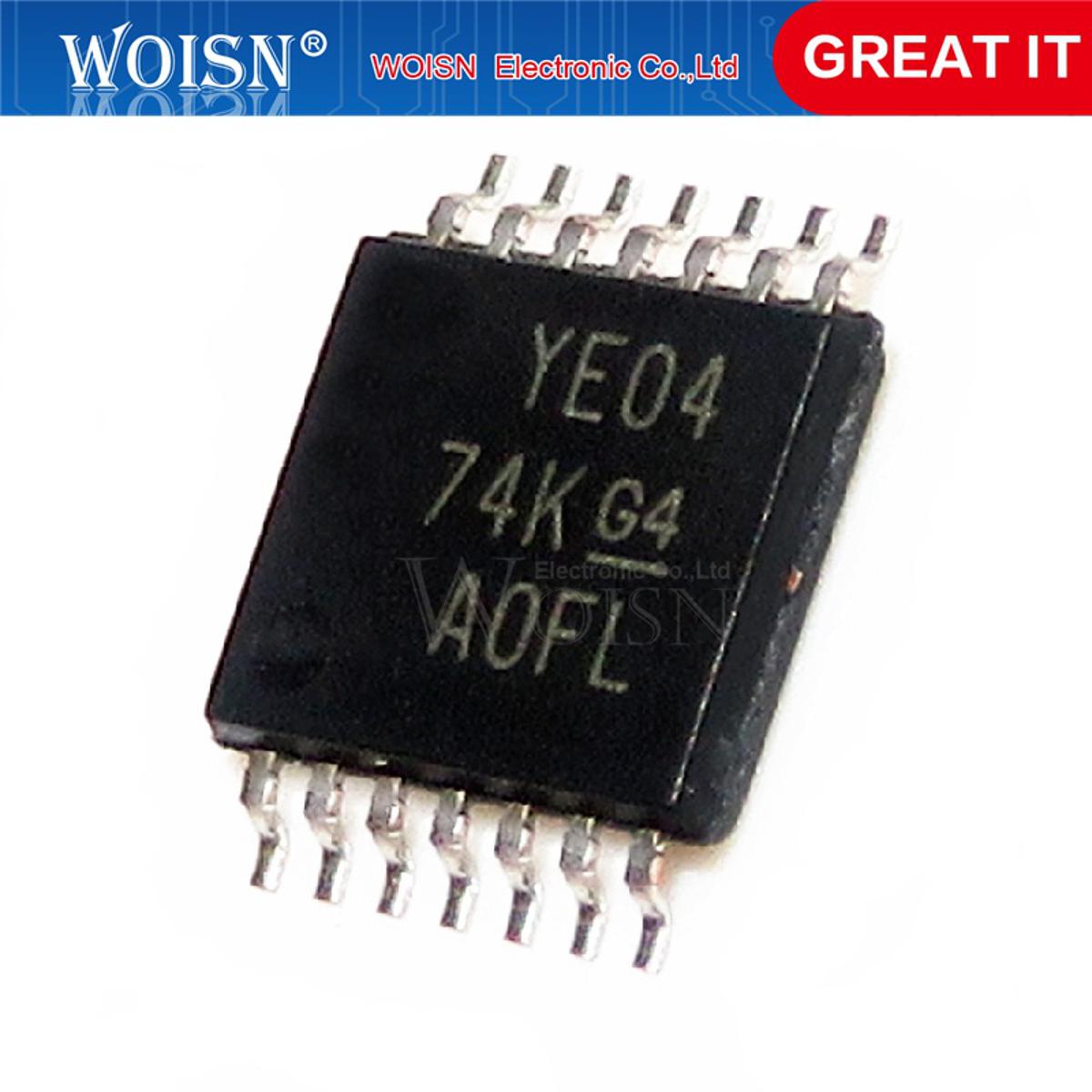 10pcs/lot TXB0104PWR TXB0104PW TXB0104 YE04 TSSOP-14 In Stock