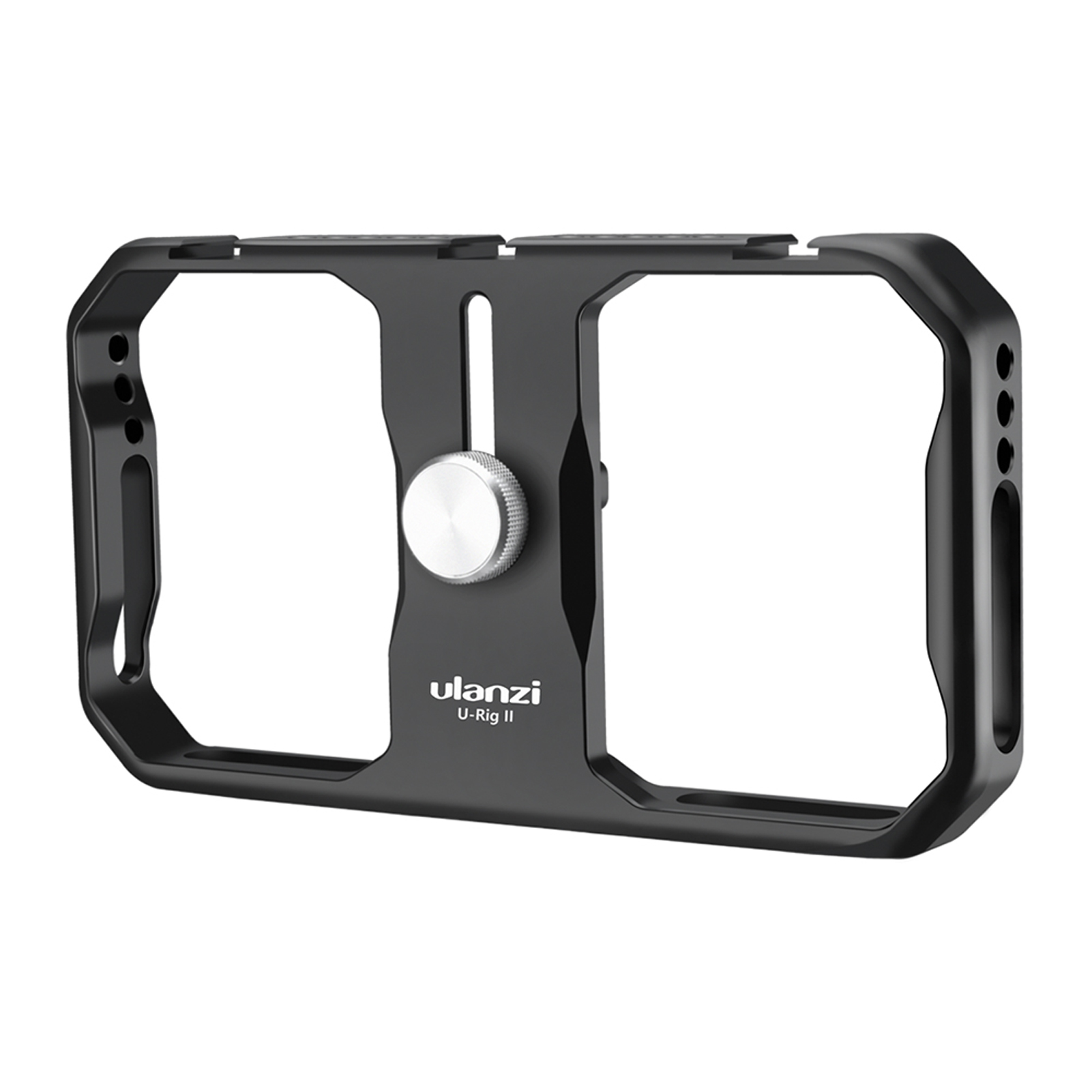Ulanzi U-Rig II Universal Metal Video Cage for Smartphone Filmmaking Case with Cold Shoe Slots Stabilizer Stabilizing Hand Grip Tripod Mount Compatible with iPhone Android Phones. 