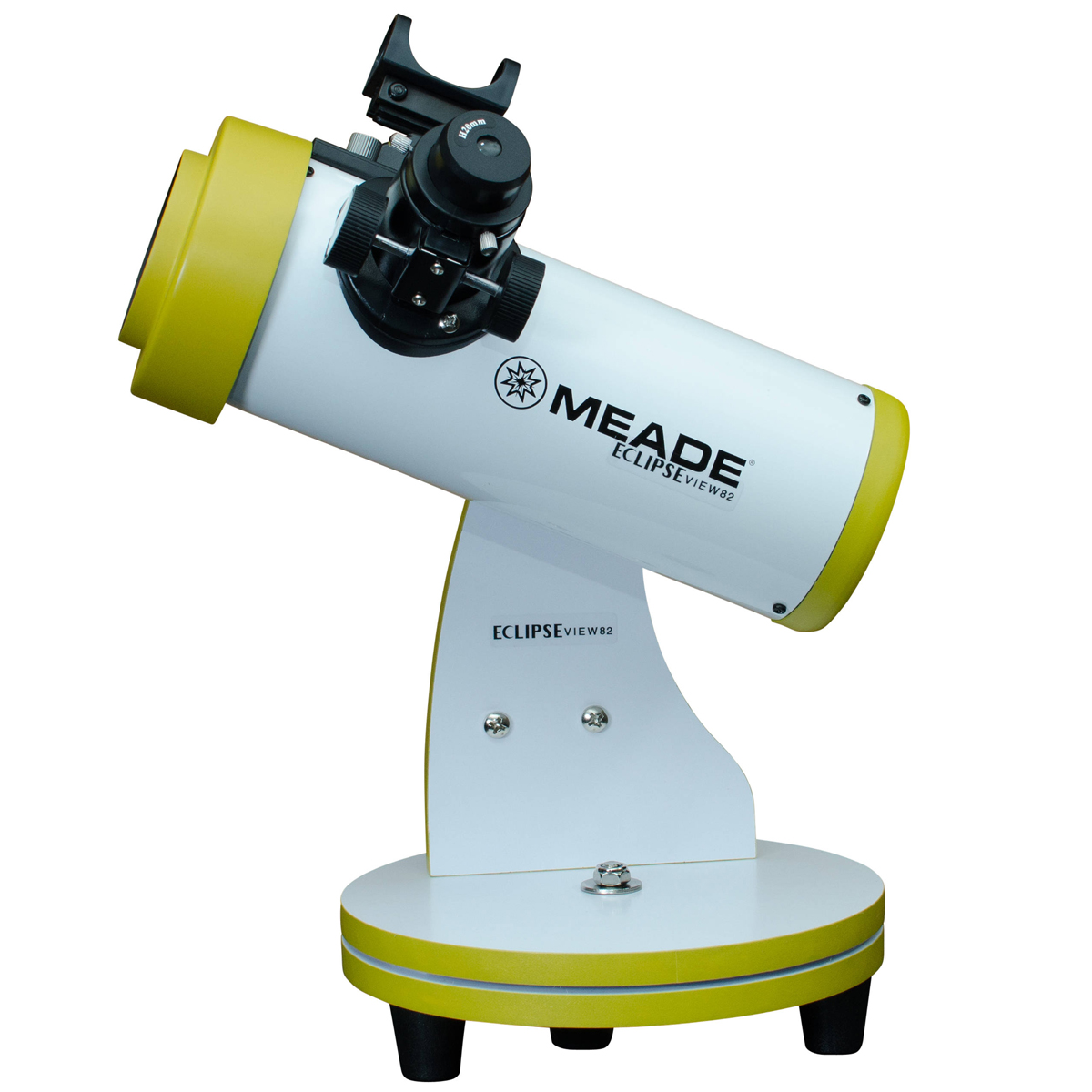 Telescope With Solar Filter Meade 227000 Eclipse View 82mm f/3.7 AZ Reflector. 