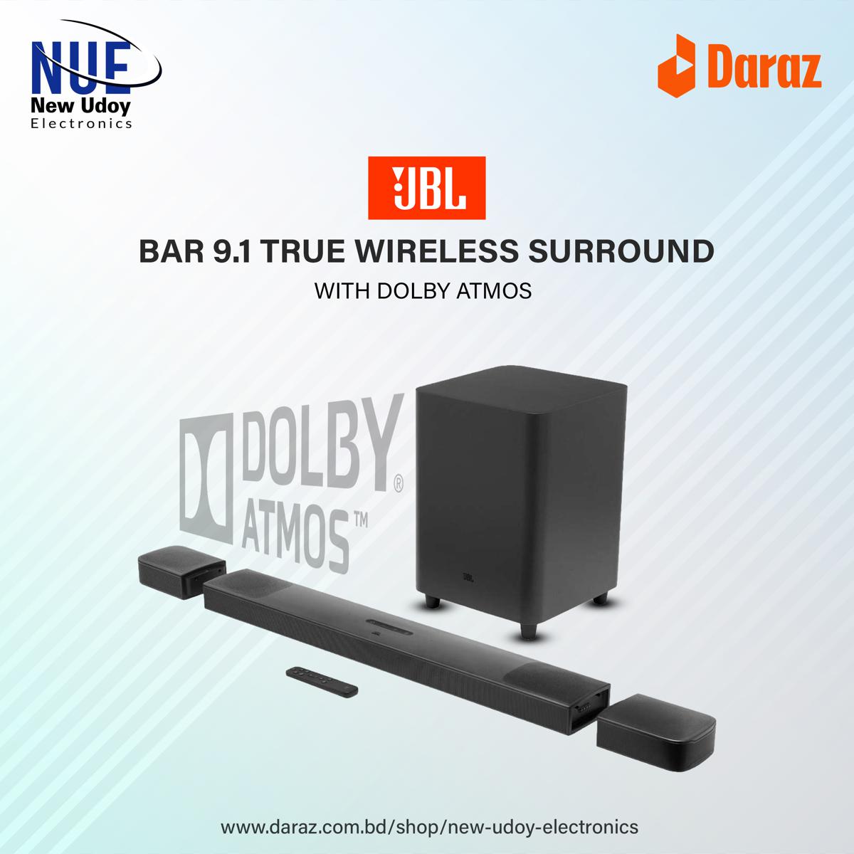 J .B L BAR 9.1 True Wireless Surround with Dolby Atmos