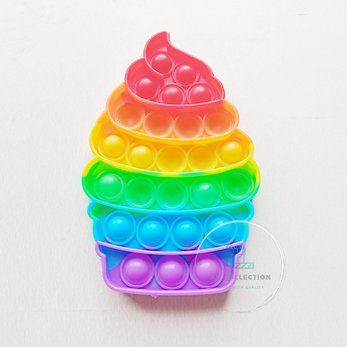 Cone ice cream pop it toy | Ice Cream Shape Popit Toy. 