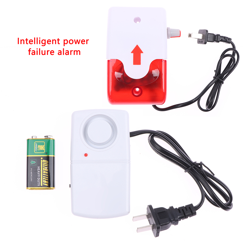 White LED Power Cut Failure Outage Alarm Warning Siren Indicator Automatic 220V 380V Power Failure Alarm Hudduo. 