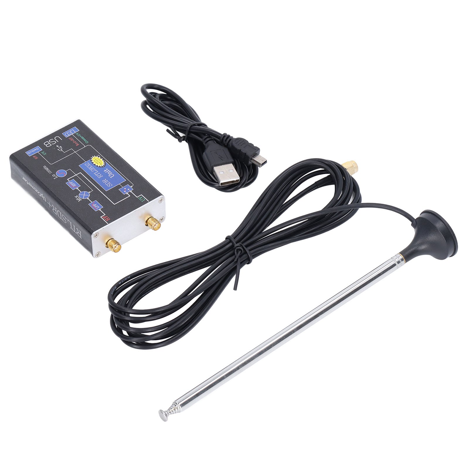 RTL SDR Receiver, Small Size Full Band Receiver for Aviation. 
