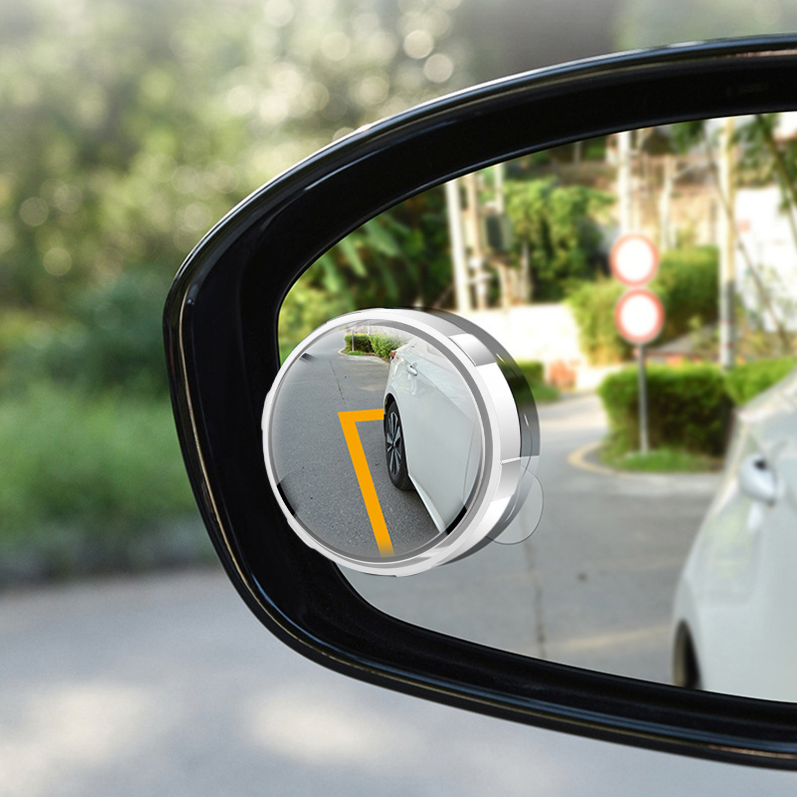 Vividaea Suction Cup Blind Spot Mirror 360-degree Rotation Blind Spot Mirrors for Car Wide-angle View Pair of Suction Cup Convex Rearview Mirrors Car Accessories Waterproof Rearview Mirror. 