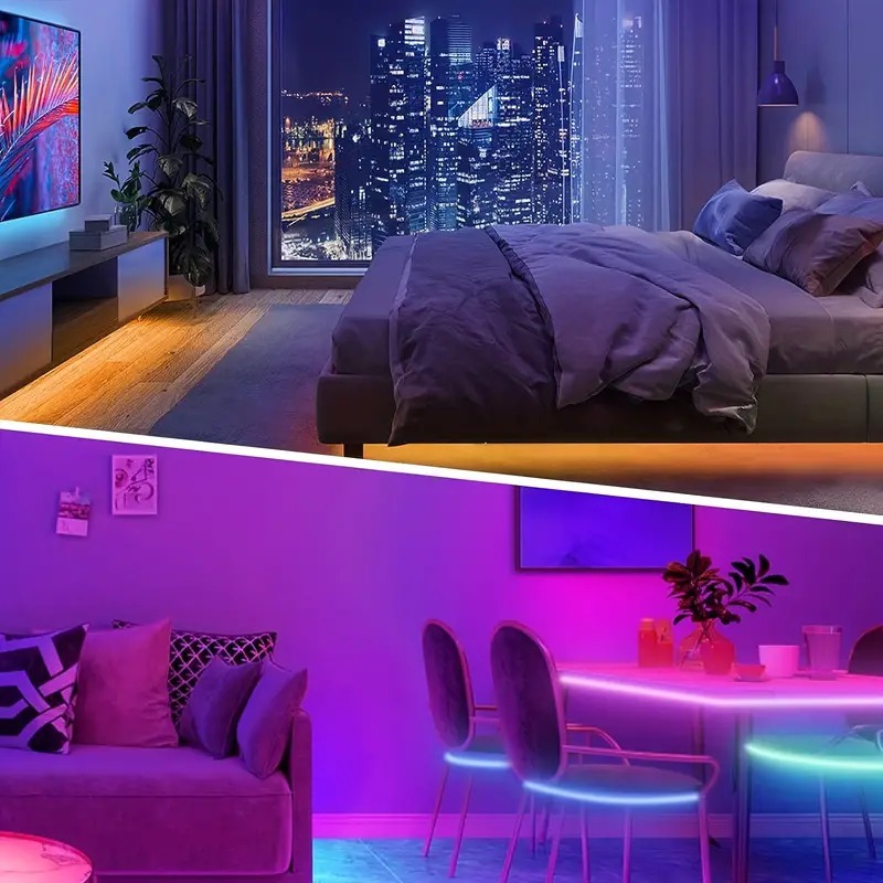 Best RBG Lights 3 Meter LED Light Strip RGB 5050 Color Changing LED Light  Super Bright Flexible Light Strip with 24keys Remote/Bluetooth App Control for Home Decor Room Decor Party Decoration TV Lighting Bedroom lighting Wall Lighting. 