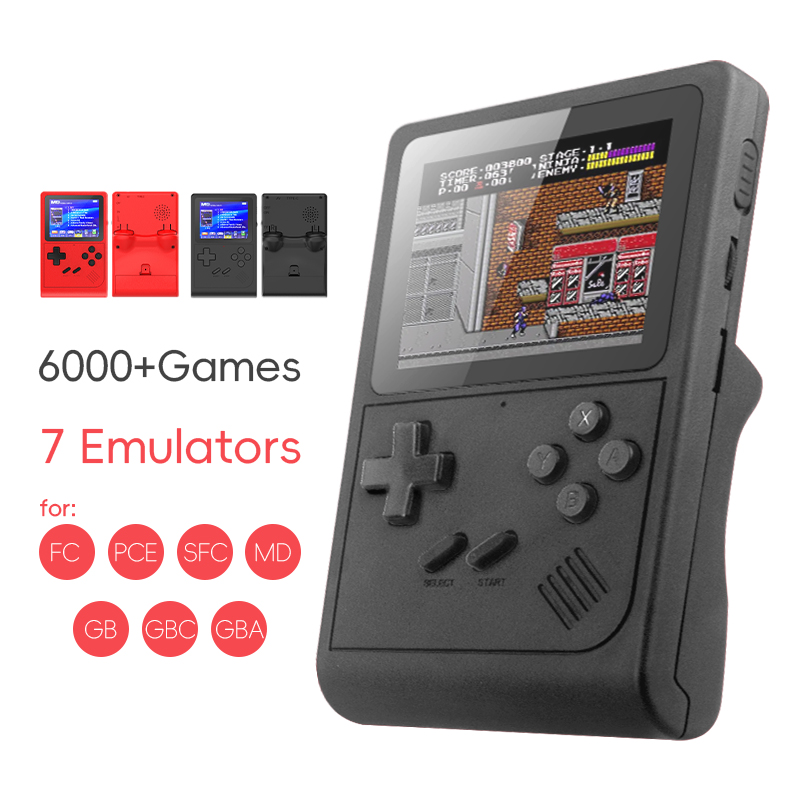 Portable Retro Mini Handheld Game Console Video Game for NES/SNES/GBA Emulators Consoles for Gameboy Player GB300