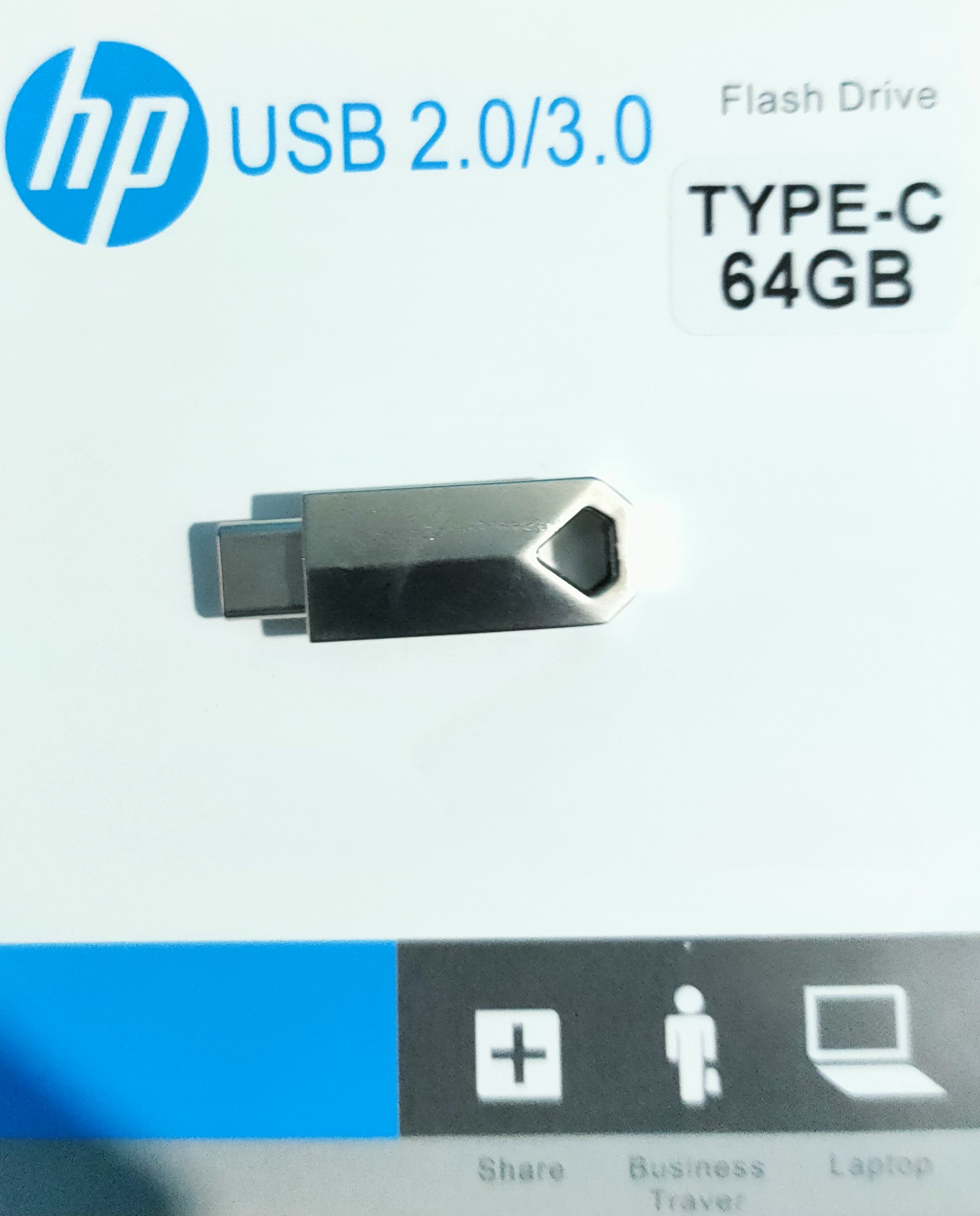 HP USB  Type-C Flash Drive 64GB Type-C USB3.1 Metal Pendrive High Speed X5000M hp U Disk for SmartPhone/Tablet/PC 32GB 16GB. 