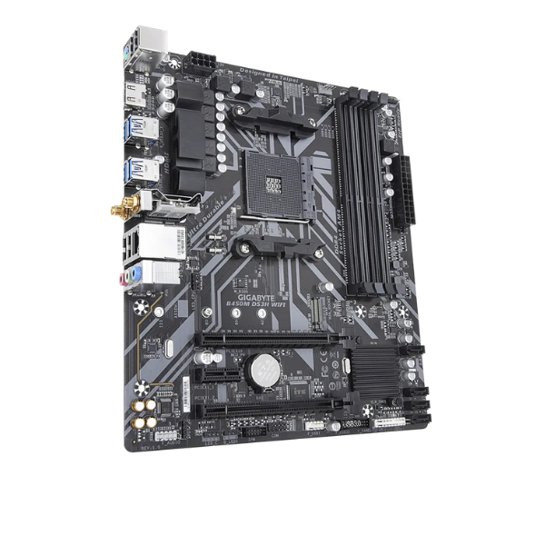 Gigabyte B450M DS3H WIFI AM4 AMD Micro ATX Motherboard. 