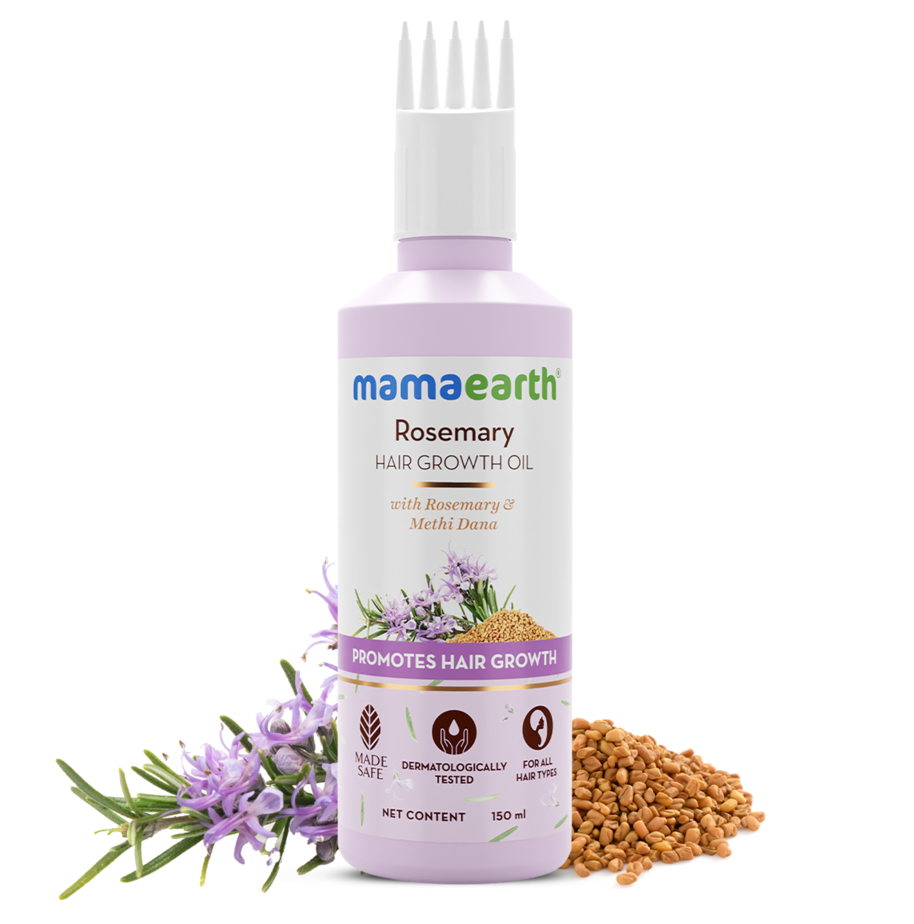 Mamaearth Rosemary Hair Growth Oil with Rosemary & Methi Dana for