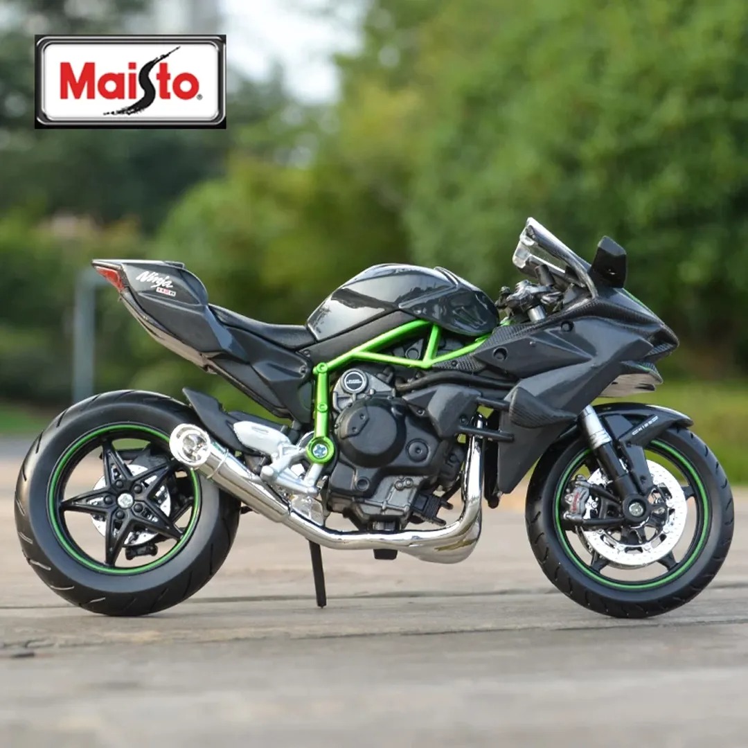 Maisto 1:12 Kawasaki Ninja H2R Die-Cast Vehicles Motorcycle Model Bike Toy Collection. 