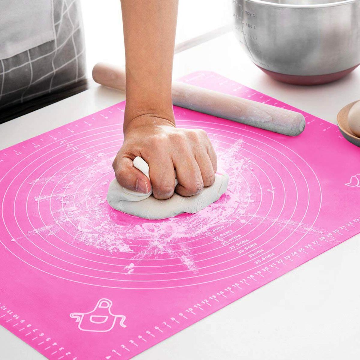 Silicone Mat with Measurements For Baking Mat, Dough Pad with Scales Sugar craft, Fondant. 