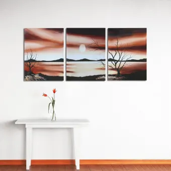 3pcs Modern Desert Sunset Canvas Print Painting Home Art Wall Decor No Frame Buy Online At Best Prices In Bangladesh Daraz Com Bd