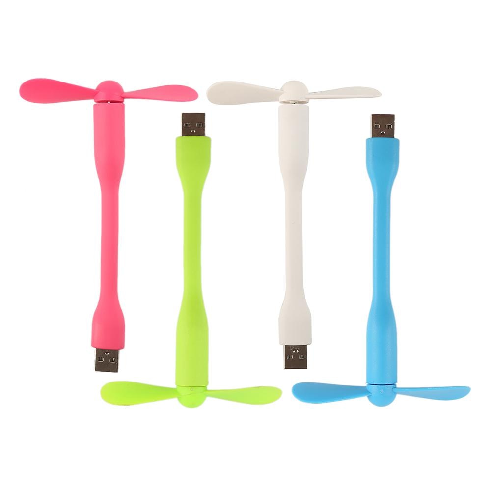 USB Fan Flexible Portable Mini Fan And USB LED Light Lamp For Power Bank Notebook Computer Summer Gadget. 