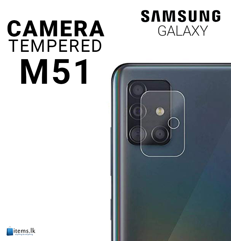 Samsung Galaxy M51 Back Camera Lens Protector -Clear (Not Glass)