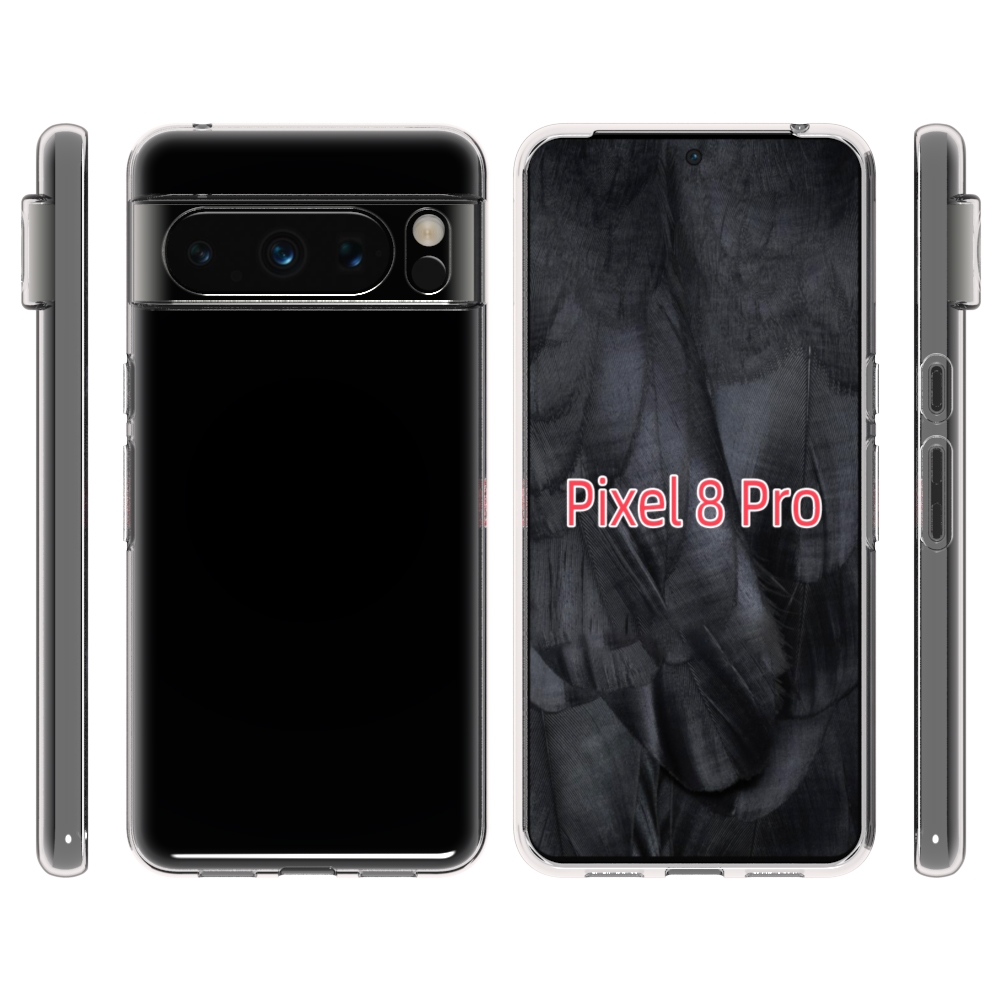 For Google Pixel 8 Pro Waterproof Texture TPU Phone Case. 