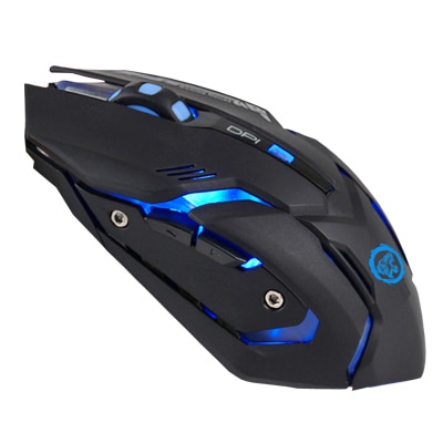 AZZOR Wireless Gaming Mouse Rechargeable 7-color Luminous Backlight Breath Comfort Gamer for Computer Desktop Laptop NoteBook PC. 